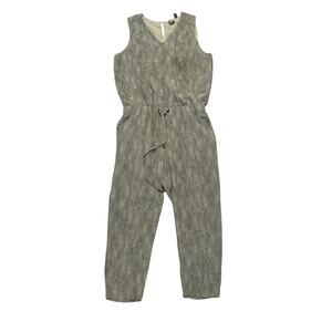 Women S Eileen Fisher The Fisher Project Jumpsuit Silk Chain Printed Drawstring